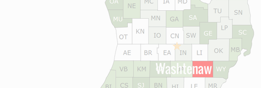 Washtenaw County Map