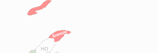 Keweenaw County Map